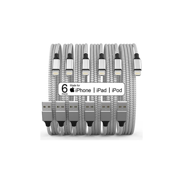 6-Pack iPhone Charger Lightning Cable Via Amazon
