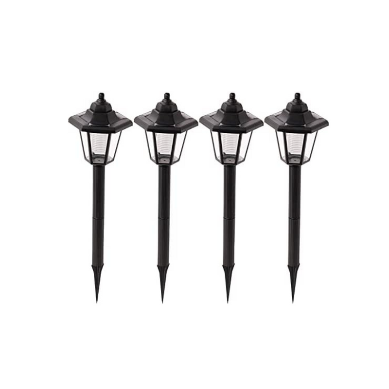 4-Pack Solar Pathway Lights Via Amazon