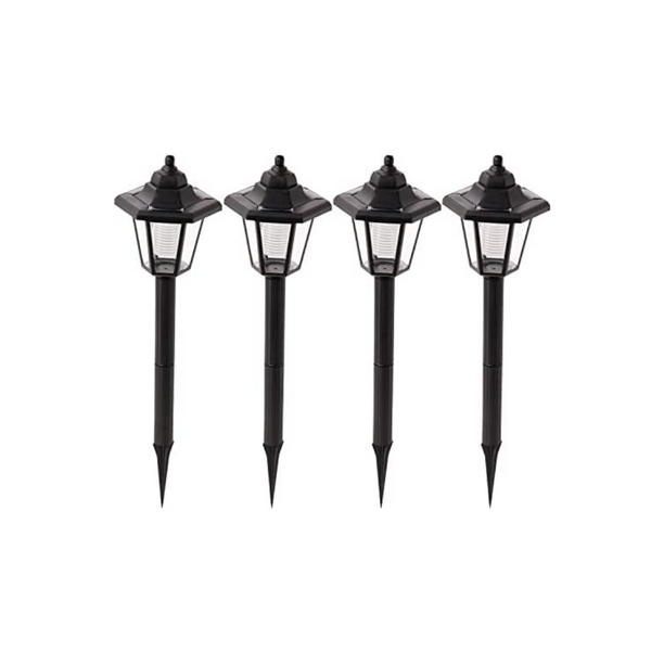 4-Pack Solar Pathway Lights Via Amazon