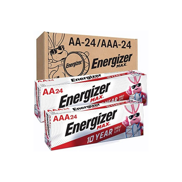 48-Count Energizer 24 Max AA and AAA Batteries Via Amazon
