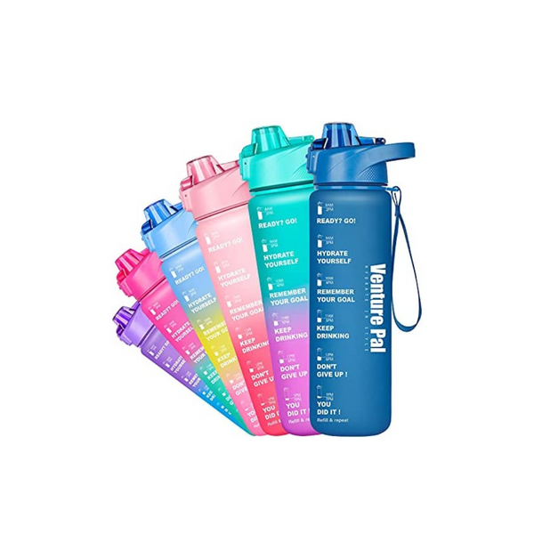 32oz Motivational Cute Water Bottle Via Amazon