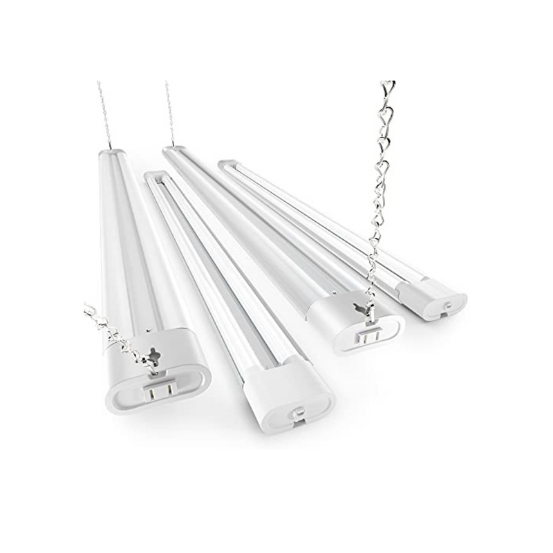 4-Pack Linkable LED Utility 4 FT Shop Lights Via Amazon