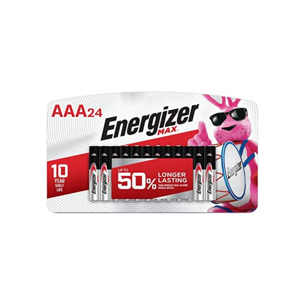 24-Pack of Energizer Max AAA Batteries Via Amazon
