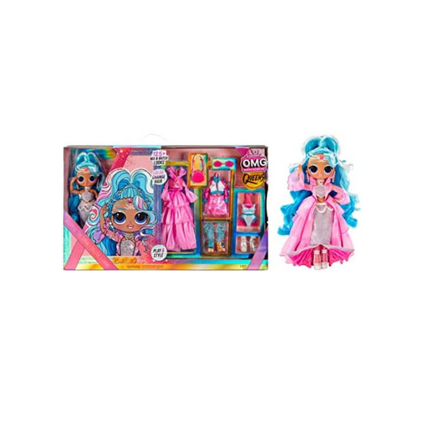 LOL Surprise OMG Queens Splash Beauty Fashion Doll with 125+ Mix and Match Via Amazon