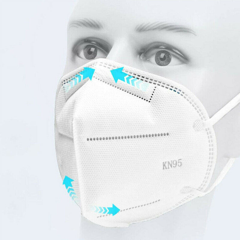 10 PCS KN95 Protective Respirator 5 Layer Face Mask Disposable Via eBay