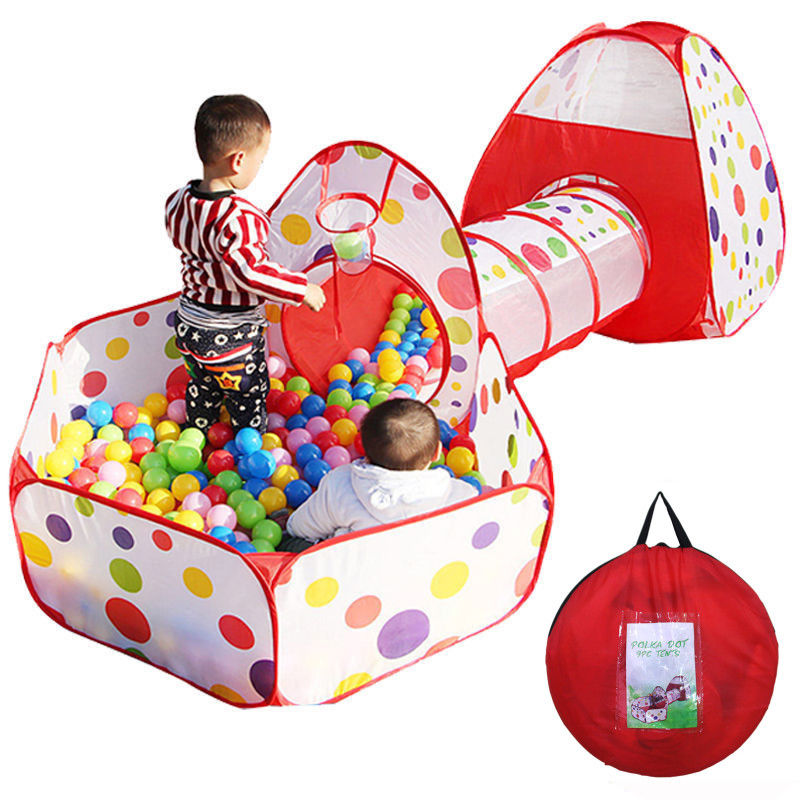 Play Tent Crawl Tunnel Set 3 in 1 Ball Pit Tent Via Ebay SALE $20.98 Shipped! (Reg $39.99)