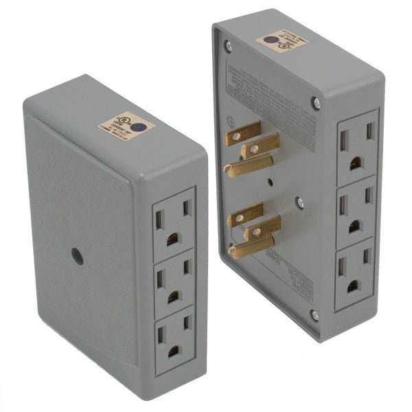 2 Side Entry 6-Way Electrical Socket Outlet Via Ebay SALE $4.99 Shipped! (Reg $20)