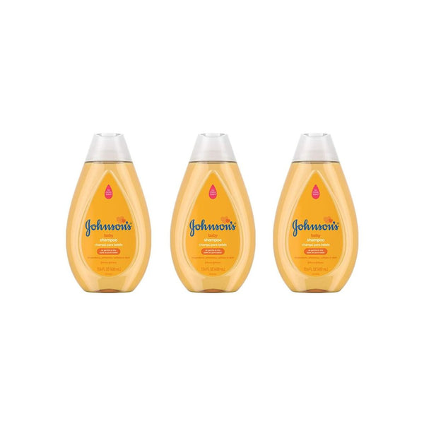 3 Bottles of Johnson’s Baby Shampoo (13.6 fl. oz Bottles)