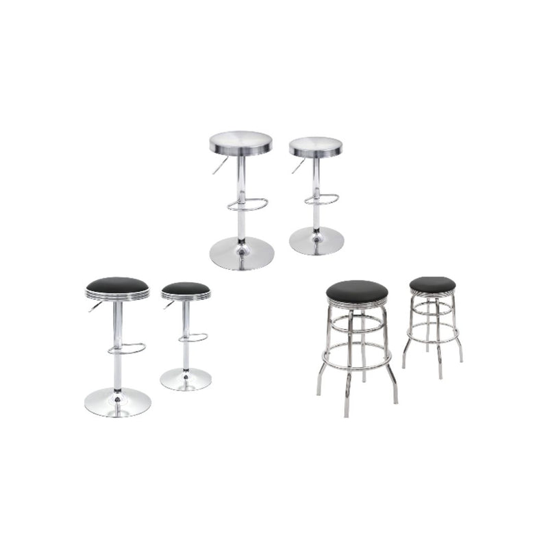 CangLong Set of 2 Swivel Bar Stools