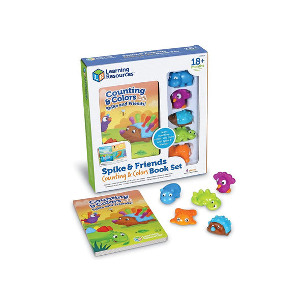 Learning Resources Spike and Friends Counting & Colors Book Set