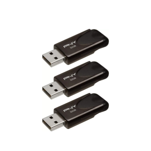 3-Pack PNY 32GB Attaché 4 USB 2.0 Flash Drive Via Amazon