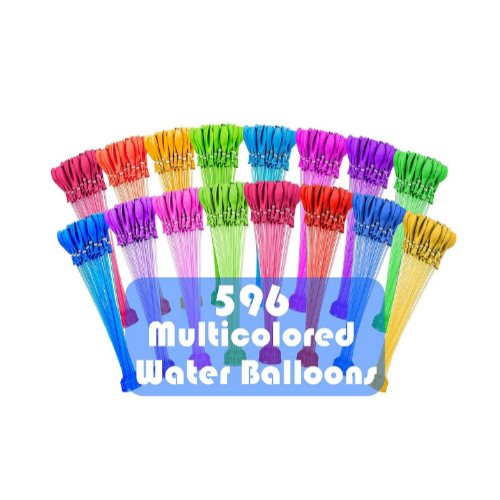 596 Water Balloons Easy Quick Fill Via Amazon